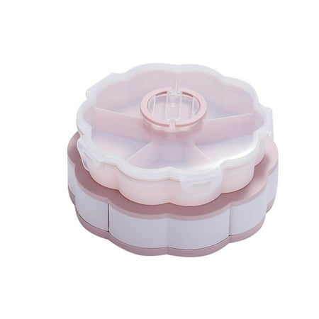 Huaai Home Textile Storage Double Layer Candy And Dried Fruit Plate Creative Rotating Design Dessert Plate B
Huaai Home Textile Storage Double Layer Candy And Dried Fruit Plate Creative Rotating Design Dessert Plate B