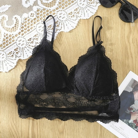RPVATI Womens Comfort Bra Wireless Lace Spaghetti Strap Bralettes for Women Sexy Seamless Triangle Bralette
RPVATI Womens Comfort Bra Wireless Lace Spaghetti Strap Bralettes for Women Sexy Seamless Triangle Bralette