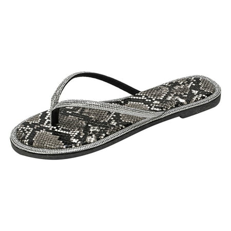 Womens Slippers Open Toe Elegant Women Flip Flops Fashion New Pattern Animal Pattern Flat Bottom Large Non Slip Comfortable Beach Slippers
Womens Slippers Open Toe Elegant Women Flip Flops Fashion New Pattern Animal Pattern Flat Bottom Large Non Slip Comfortable Beach Slippers
