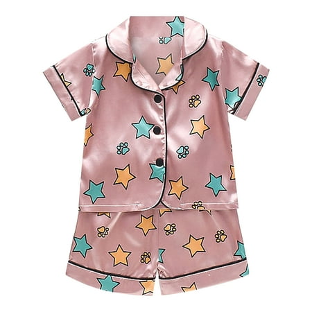 Toddler Kids Baby Boys Girls Satin Cartoon Button Down Short Sleeve Shirt Tops + Shorts Pants Silk Pajamas Sleepwear Outfits Loungewear Set Baby Sleepers Toddler Rainbow Clothes
Toddler Kids Baby Boys Girls Satin Cartoon Button Down Short Sleeve Shirt Tops + Shorts Pants Silk Pajamas Sleepwear Outfits Loungewear Set Baby Sleepers Toddler Rainbow Clothes