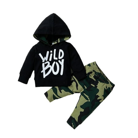 QWERTYU Newborn Infant Baby Boy 2PCS Long Sleeve Letter Print Pullover Hoodie Top and Pants Set Clothing Set Outfit Black
QWERTYU Newborn Infant Baby Boy 2PCS Long Sleeve Letter Print Pullover Hoodie Top and Pants Set Clothing Set Outfit Black