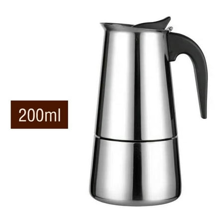 Espresso Maker 4 Cups Stainless Steel Mocha Pot Espresso Pot Espresso Maker 200ML
Espresso Maker 4 Cups Stainless Steel Mocha Pot Espresso Pot Espresso Maker 200ML