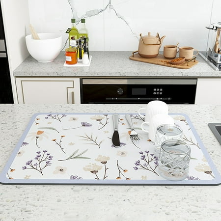 Ludlz Table Mat Reusable Absorbent Non-slip Diatomite Home Kitchen Dining Room Drying Dishes Drain Mat for Cafes
Ludlz Table Mat Reusable Absorbent Non-slip Diatomite Home Kitchen Dining Room Drying Dishes Drain Mat for Cafes