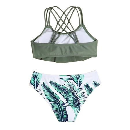Gubotare Crisscross The Swimsuit Girls Summer Cute Leaves Piece Floral Print Two Girls Swimwear Girl Piece Green 10 Years
Gubotare Crisscross The Swimsuit Girls Summer Cute Leaves Piece Floral Print Two Girls Swimwear Girl Piece Green 10 Years