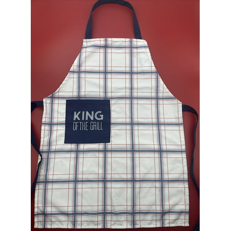 Grilling Apron For Men | King Of The Grill Cooking Apron White Plaid 28 X 22
Grilling Apron For Men | King Of The Grill Cooking Apron White Plaid 28 X 22