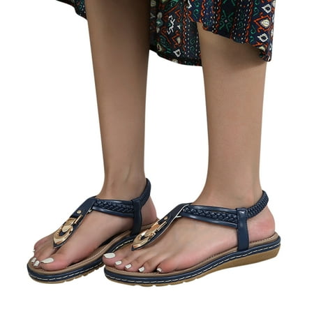 NECHOLOGY Womens Slingback Sandals Size 9 Band Shoes Women Bohemian Beach String Casual Ladies Wide Width Sandals for Women Blue 8
NECHOLOGY Womens Slingback Sandals Size 9 Band Shoes Women Bohemian Beach String Casual Ladies Wide Width Sandals for Women Blue 8