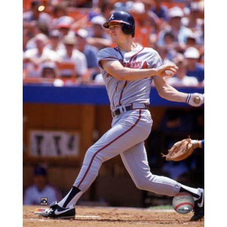 Dale Murphy Action Photo Print