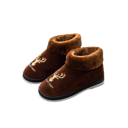 Difumos Men Comfort Slip On Fuzzy Slipper Cozy Elk Casual Lightweight House Slippers Dark Brown 5.5-6
Difumos Men Comfort Slip On Fuzzy Slipper Cozy Elk Casual Lightweight House Slippers Dark Brown 5.5-6