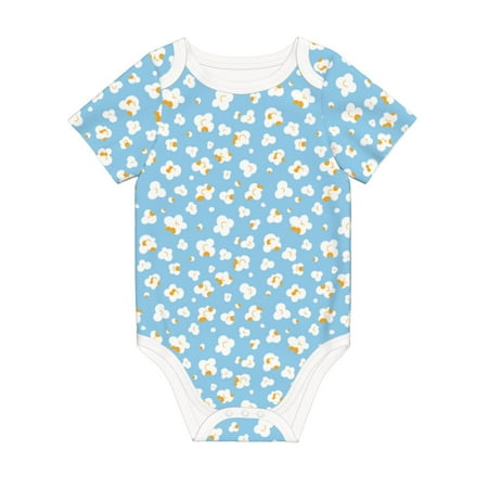 Coaee Blue Popcorn for Soft Cotton Baby Short-Sleeve Bodysuit Baby Girls Boys Bodysuit Romper
Coaee Blue Popcorn for Soft Cotton Baby Short-Sleeve Bodysuit Baby Girls Boys Bodysuit Romper