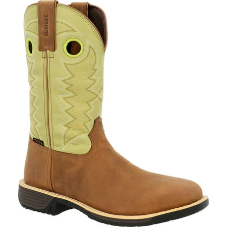 Rocky Rugged Trail Waterproof Western Boot Size 7(W)
