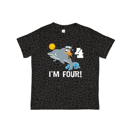 Inktastic 4th Birthday Party Dolphin 4 Year Old Gift Toddler Boy or Toddler Girl T-Shirt
Inktastic 4th Birthday Party Dolphin 4 Year Old Gift Toddler Boy or Toddler Girl T-Shirt
