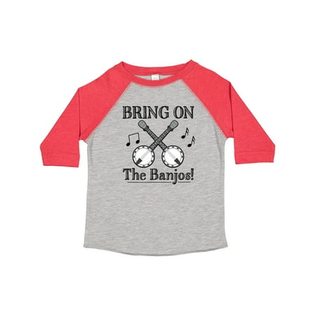 Inktastic Banjo Music Bluegrass Gift Toddler Boy or Toddler Girl T-Shirt