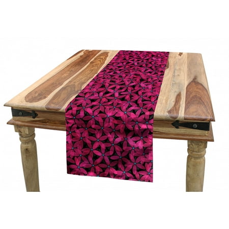 Abstract Table Runner Romantic Blooming Flowers on Dark Background Summer Illustration Dining Room Kitchen Rectangular Runner 3 Sizes by Ambesonne
Abstract Table Runner Romantic Blooming Flowers on Dark Background Summer Illustration Dining Room Kitchen Rectangular Runner 3 Sizes by Ambesonne