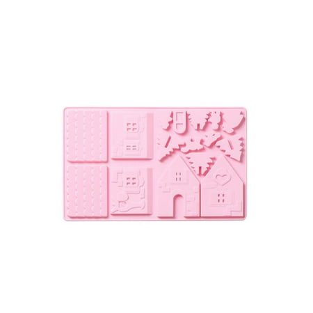 DIY Christmas House Chocolate Mould Silicone Mould Fondant Cake Chocolate Cookie Decorating Mould Cake Tools Candy compatible with Machine Stand
DIY Christmas House Chocolate Mould Silicone Mould Fondant Cake Chocolate Cookie Decorating Mould Cake Tools Candy compatible with Machine Stand