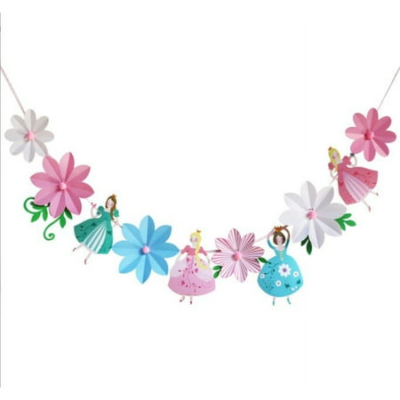 1 Set of Paper Flower Banner Nursery Hanging Banner Decoration Floral Princess Banner
1 Set of Paper Flower Banner Nursery Hanging Banner Decoration Floral Princess Banner