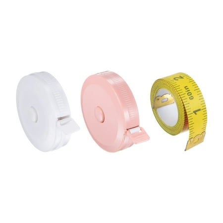Uxcell 3pcs 150cm and 200cm Soft Retractable Measuring Tape with 150cm Multicolor Soft Ruler White Cool Red
Uxcell 3pcs 150cm and 200cm Soft Retractable Measuring Tape with 150cm Multicolor Soft Ruler White Cool Red