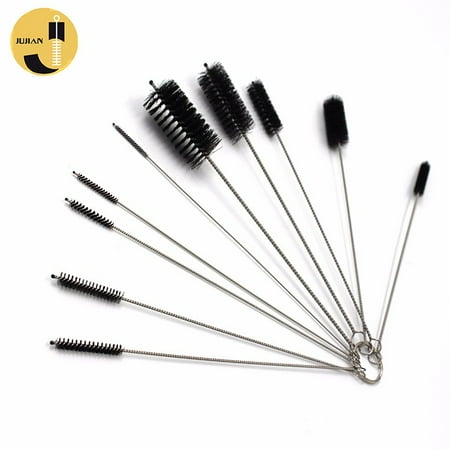2 Sets Nylon Head Milk Bottle Cup Straw Glass Tube Cleaner Cleaning Tool Brushes 10pcs(Black)
2 Sets Nylon Head Milk Bottle Cup Straw Glass Tube Cleaner Cleaning Tool Brushes 10pcs(Black)