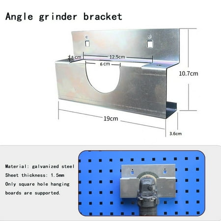 Wall-Mounted Orifice Hook Hardware Tool Storage Rack Tool Box Hanging Plate