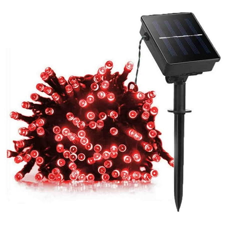 100 LED Solar String Lights Outdoor Durable & Bright Solar Powered Patio Lights Waterproof 8 Modes Solar LED Decorative Lights for Garden Gazebo Tree - Red
100 LED Solar String Lights Outdoor Durable & Bright Solar Powered Patio Lights Waterproof 8 Modes Solar LED Decorative Lights for Garden Gazebo Tree - Red