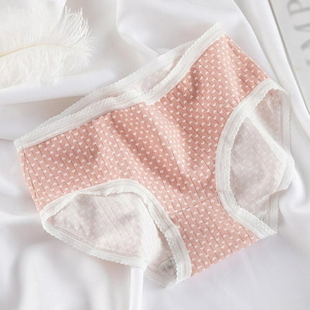 Spree Love Heart Printing Ladies Underwear Women S Cotton Crotch Underpants Large Size Cotton Seamless Mid-Waist Girl Briefs
Spree Love Heart Printing Ladies Underwear Women S Cotton Crotch Underpants Large Size Cotton Seamless Mid-Waist Girl Briefs
