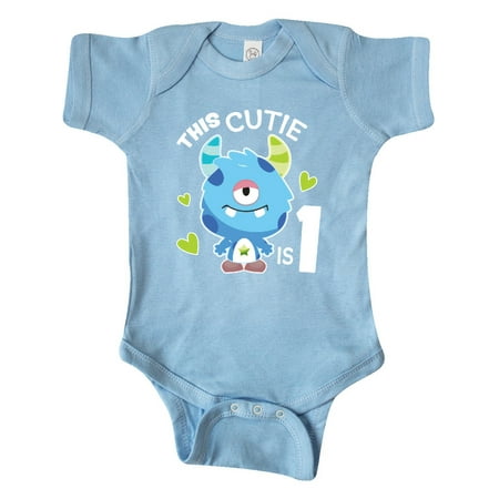 Inktastic This Cutie is 1 with Cute Blue Monster and Hearts Gift Baby Boy Bodysuit
Inktastic This Cutie is 1 with Cute Blue Monster and Hearts Gift Baby Boy Bodysuit