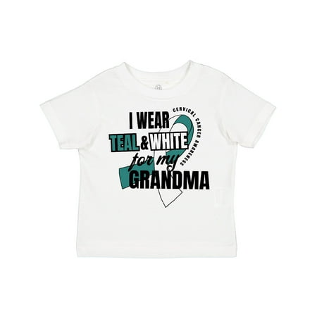 Inktastic I Wear Teal and White for My Grandma Cervical Cancer Awareness Gift Toddler Boy or Toddler Girl T-Shirt
Inktastic I Wear Teal and White for My Grandma Cervical Cancer Awareness Gift Toddler Boy or Toddler Girl T-Shirt