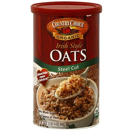 Country Choice Organic Irish Style Steel Cut Oats, 30 oz (Pack of 6)