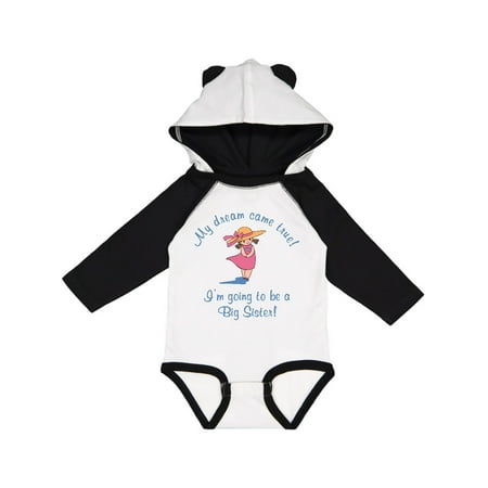 Inktastic Dream Future Big Sister Gift Baby Girl Long Sleeve Bodysuit