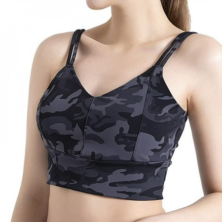 Left wind Women s Sports Vest Camouflage Wirefree Removable Cups Yoga Vest Sports Bra
Left wind Women s Sports Vest Camouflage Wirefree Removable Cups Yoga Vest Sports Bra