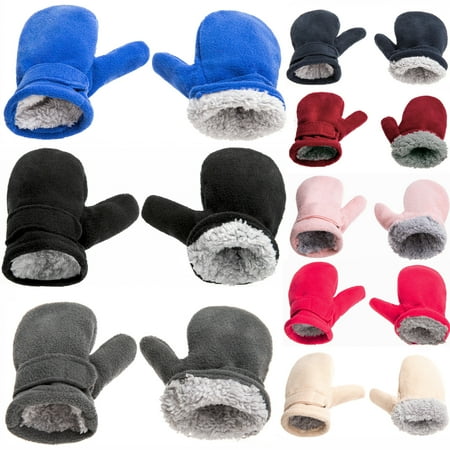 Walbest Toddler Kids Magic Tape Gloves Winter Warm Mittens Fleece Lined Mittens Outdoor Snow Infant Gloves 1 Pair
Walbest Toddler Kids Magic Tape Gloves Winter Warm Mittens Fleece Lined Mittens Outdoor Snow Infant Gloves 1 Pair
