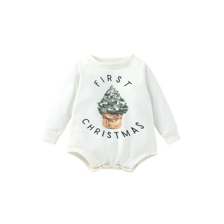 Huakaishijie Baby Girls Boys Autumn Romper Long Sleeve O Neck Christmas Tree Print Casual Playsuit
Huakaishijie Baby Girls Boys Autumn Romper Long Sleeve O Neck Christmas Tree Print Casual Playsuit