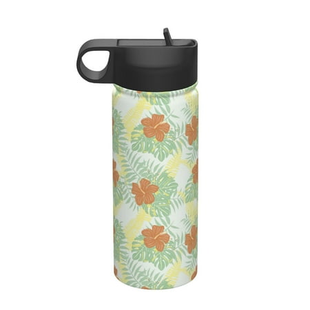 Adobk Tropical Flowers Print Water Bottle 18oz Sports Insulated Kettle for Cycling Gym Basketball Outdoor Suitable as a Present
Adobk Tropical Flowers Print Water Bottle 18oz Sports Insulated Kettle for Cycling Gym Basketball Outdoor Suitable as a Present