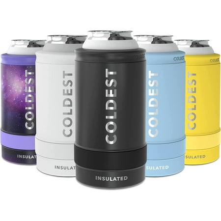COLDEST Skinny Can Cooler - 12oz Slim Beer Hard Seltzer Energy Drink Vacuum Insulated Stainless Steel Drink Sleeve Holder
COLDEST Skinny Can Cooler - 12oz Slim Beer Hard Seltzer Energy Drink Vacuum Insulated Stainless Steel Drink Sleeve Holder