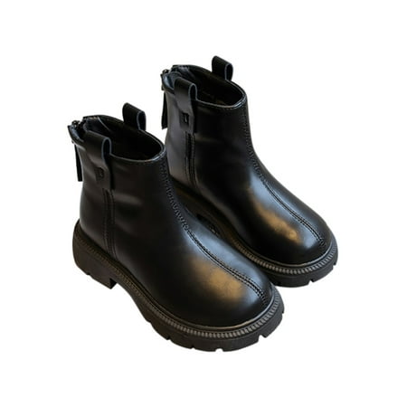 Ritualay Kids Comfort Ankle Boots Slip Resistant Round Toe School Casual Soft-soled Short Bootie Black 1Y
Ritualay Kids Comfort Ankle Boots Slip Resistant Round Toe School Casual Soft-soled Short Bootie Black 1Y