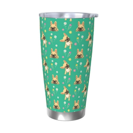Salouo Bulldog Puppy Flower Print 20oz Tumbler with Lid Stainless Steel Vacuum Insulated Tumbler Durable Insulated Coffee Mug Thermal Cup with Splash Proof Sliding Lid-Without Straw
Salouo Bulldog Puppy Flower Print 20oz Tumbler with Lid Stainless Steel Vacuum Insulated Tumbler Durable Insulated Coffee Mug Thermal Cup with Splash Proof Sliding Lid-Without Straw