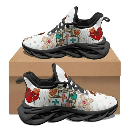 Cute Nurse Medical Equipment Tool Pattern Woman Autumn Winter Outdoor Sneakers Dirt Resistant Mesh Shock Absorbing Running Shoes
Cute Nurse Medical Equipment Tool Pattern Woman Autumn Winter Outdoor Sneakers Dirt Resistant Mesh Shock Absorbing Running Shoes