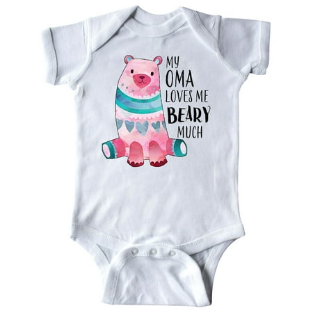 Inktastic My Oma Loves Me Beary Much with Cute Bear Gift Baby Boy or Baby Girl Bodysuit
Inktastic My Oma Loves Me Beary Much with Cute Bear Gift Baby Boy or Baby Girl Bodysuit