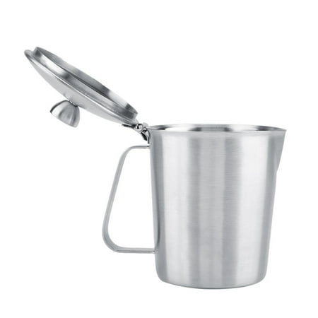 OTVIAP Stainless Steel Milk Frothing Pitcher Coffee Cup Mug with Cover & Measurement Milk Frothing Cup Milk Frothing Pitcher
OTVIAP Stainless Steel Milk Frothing Pitcher Coffee Cup Mug with Cover & Measurement Milk Frothing Cup Milk Frothing Pitcher