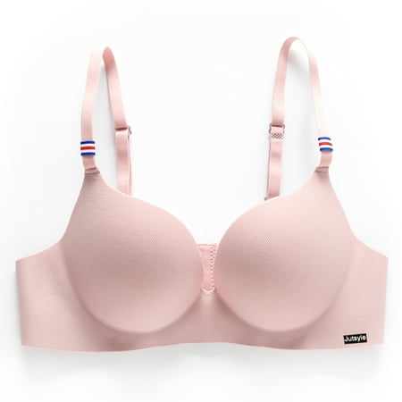 Spdoo Women s Smoothing T-shirt Bra Push Up Thin Padded Gathering Seamless Wire Free Bra Lingerie Everyday Underwear Pink 36/80B
Spdoo Women s Smoothing T-shirt Bra Push Up Thin Padded Gathering Seamless Wire Free Bra Lingerie Everyday Underwear Pink 36/80B