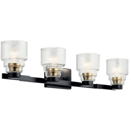 4 Light Bath Vanity Approved for Damp Locations with Transitional Inspirations 7.5 inches Tall By 33.5 inches Wide Black Bailey Street Home
4 Light Bath Vanity Approved for Damp Locations with Transitional Inspirations 7.5 inches Tall By 33.5 inches Wide Black Bailey Street Home