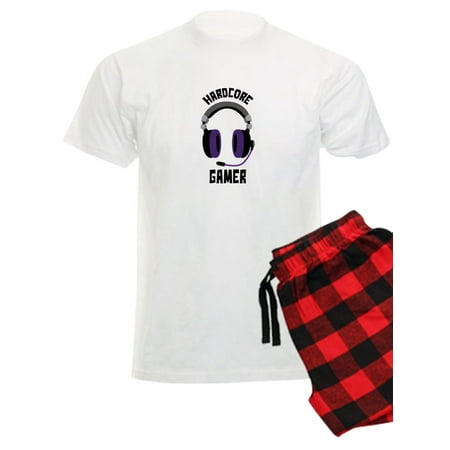 CafePress - Hardcore Gamer Pajamas - Men s Light Pajamas