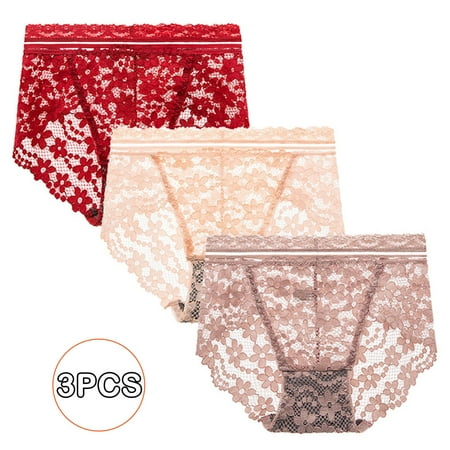 Raeneomay Women s Underwear Discount Clearance Sexy Ladies Transparent Lace Panties Cotton Hollow Breathable Quality Underpants
Raeneomay Women s Underwear Discount Clearance Sexy Ladies Transparent Lace Panties Cotton Hollow Breathable Quality Underpants
