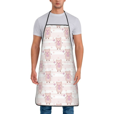 Adjustable Bib Apron - Cartoon Love Cute Pig Waterdrop Resistant Cooking Apron Kitchen Aprons for Men Women
Adjustable Bib Apron - Cartoon Love Cute Pig Waterdrop Resistant Cooking Apron Kitchen Aprons for Men Women