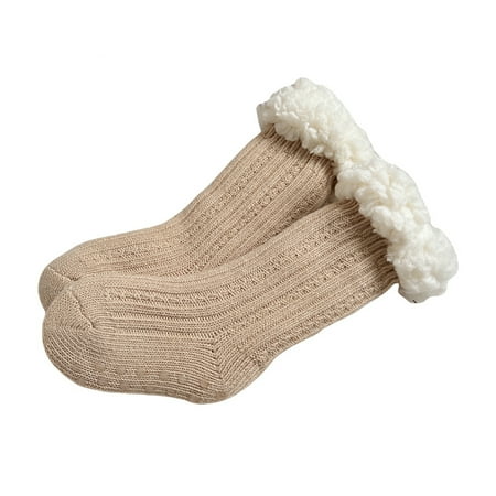 Gureui Newborn Infant Toddler Baby Girls Knit Socks Soft Patchwork Non-slip Lightweight Warm Floor Socks for Winter
Gureui Newborn Infant Toddler Baby Girls Knit Socks Soft Patchwork Non-slip Lightweight Warm Floor Socks for Winter