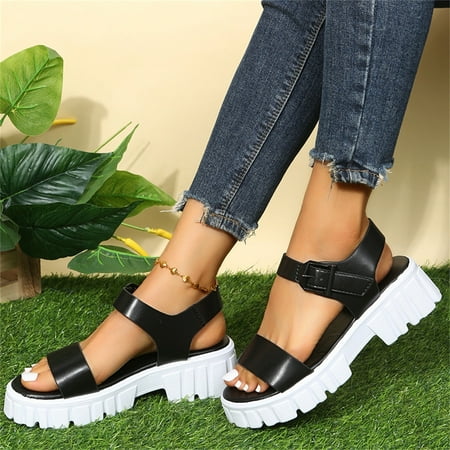 Mishuowoti sandals for women 2023 Fashion Summer Women Sandals Thick Sole Buckle Strap Open Toe Casual Style
Mishuowoti sandals for women 2023 Fashion Summer Women Sandals Thick Sole Buckle Strap Open Toe Casual Style
