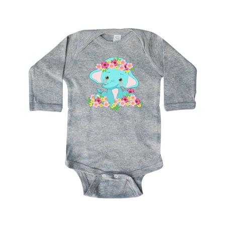 Inktastic Cute Baby Elephant with Flowers Gift Baby Boy or Baby Girl Long Sleeve Bodysuit
Inktastic Cute Baby Elephant with Flowers Gift Baby Boy or Baby Girl Long Sleeve Bodysuit