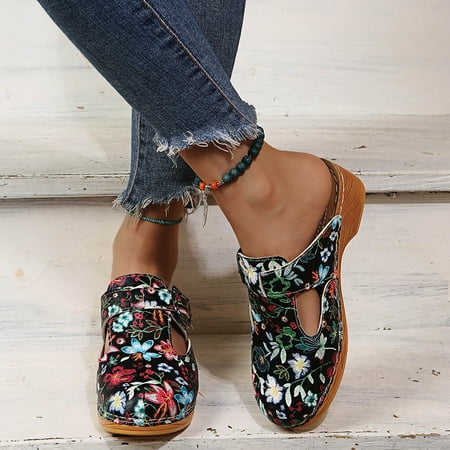 Aayomet Womens Slippers Slip-On Slippers Sandals Shoes Heels Summer Round Breathable Toe Women s Women s sandals Black 8.5
Aayomet Womens Slippers Slip-On Slippers Sandals Shoes Heels Summer Round Breathable Toe Women s Women s sandals Black 8.5