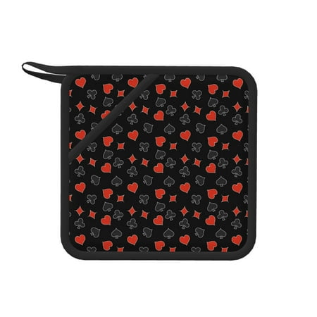 1 PCS Pot Holders for Kitchen - Heat Resistant Silicone Pot Holders with Hanging Loop Poker Creative Symbols Non Slip Oven Hot Pads Potholders for Decor Baking Cooking Kitchen
1 PCS Pot Holders for Kitchen - Heat Resistant Silicone Pot Holders with Hanging Loop Poker Creative Symbols Non Slip Oven Hot Pads Potholders for Decor Baking Cooking Kitchen
