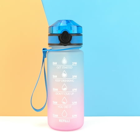27 oz Water Bottle with Time Marker Carry Strap Leak Free Tritan bpa ensures you drink enough water for fitness gym camping outdoor sports
27 oz Water Bottle with Time Marker Carry Strap Leak Free Tritan bpa ensures you drink enough water for fitness gym camping outdoor sports