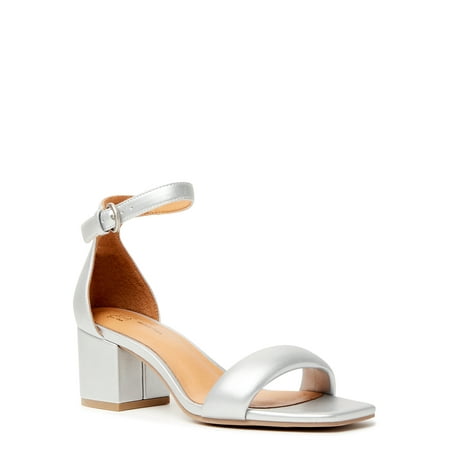 Time and Tru Women s Puffy Short Heel Sandals